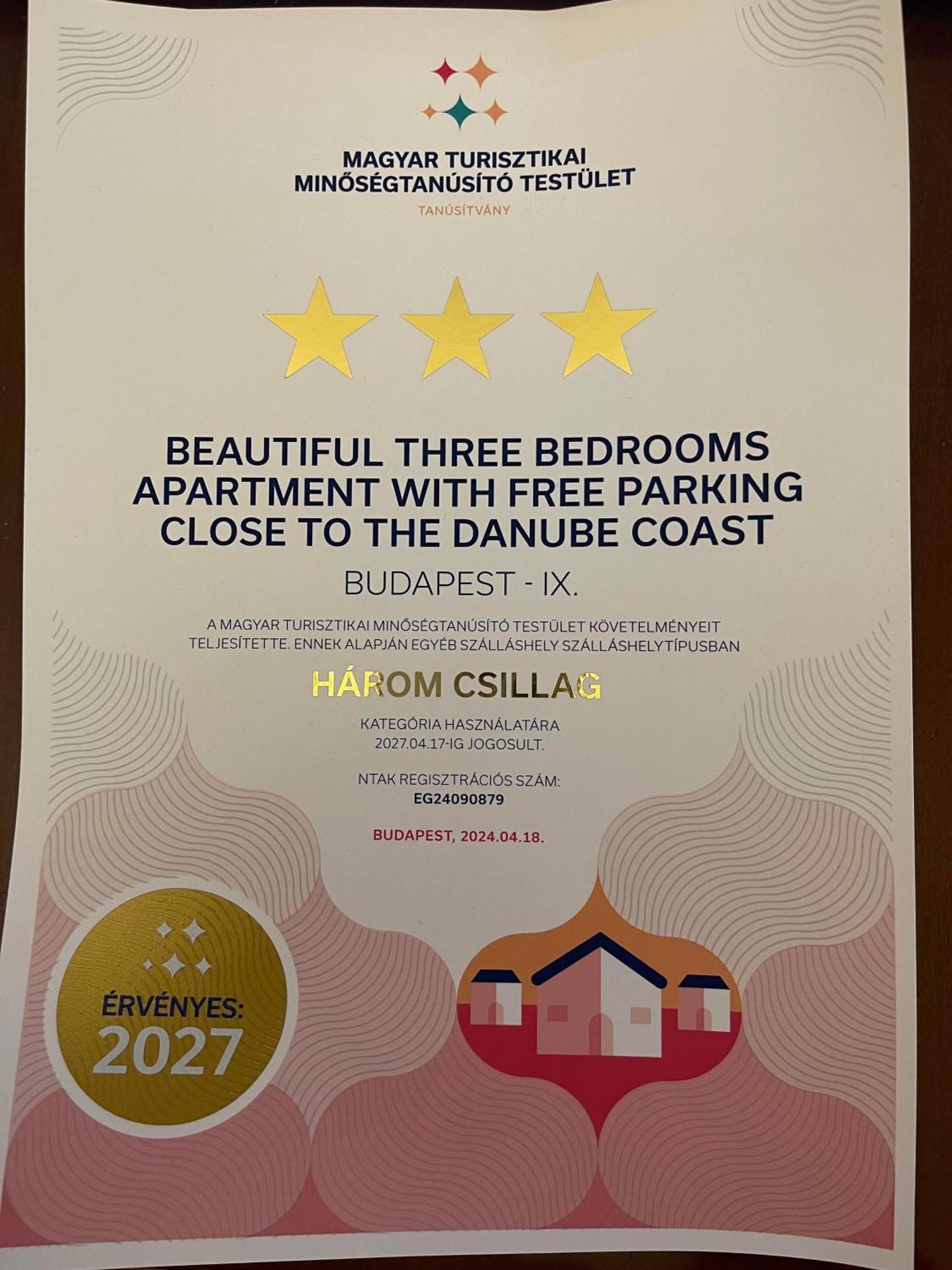 Beautiful Three Bedrooms Apartment With Free Parking Close To The Danube Coast Budapest Kültér fotó